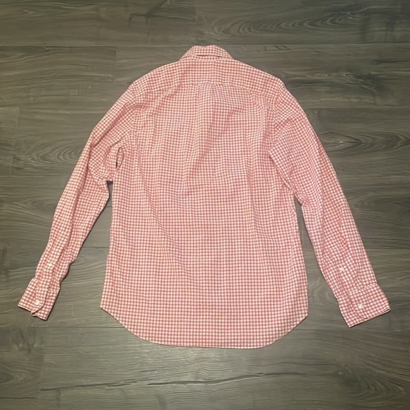 J.Crew Red and White Gingham Long Sleeve Button Down Shirt, Size Small - Picture 6 of 6